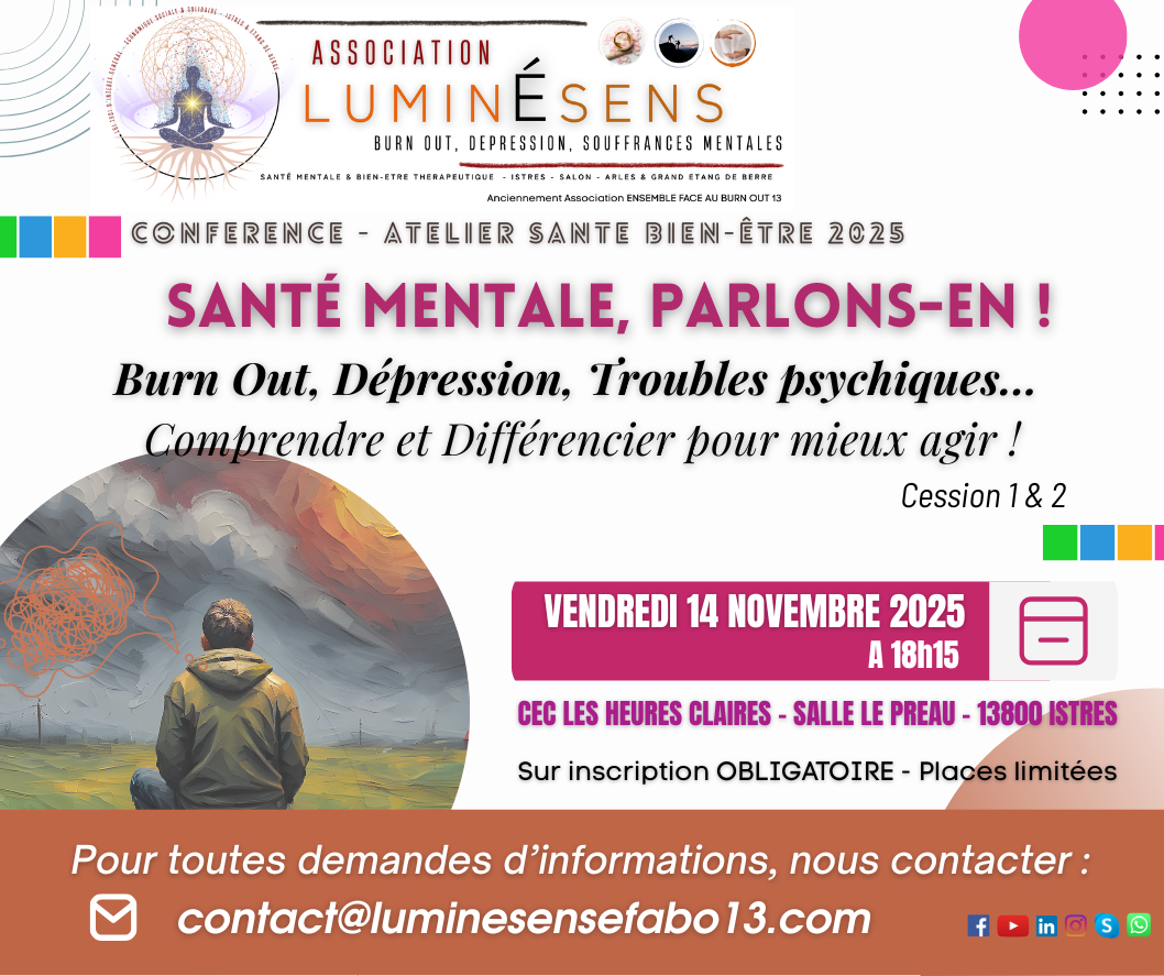 Conférence – Atelier : Santé Mentale, Parlons-en !