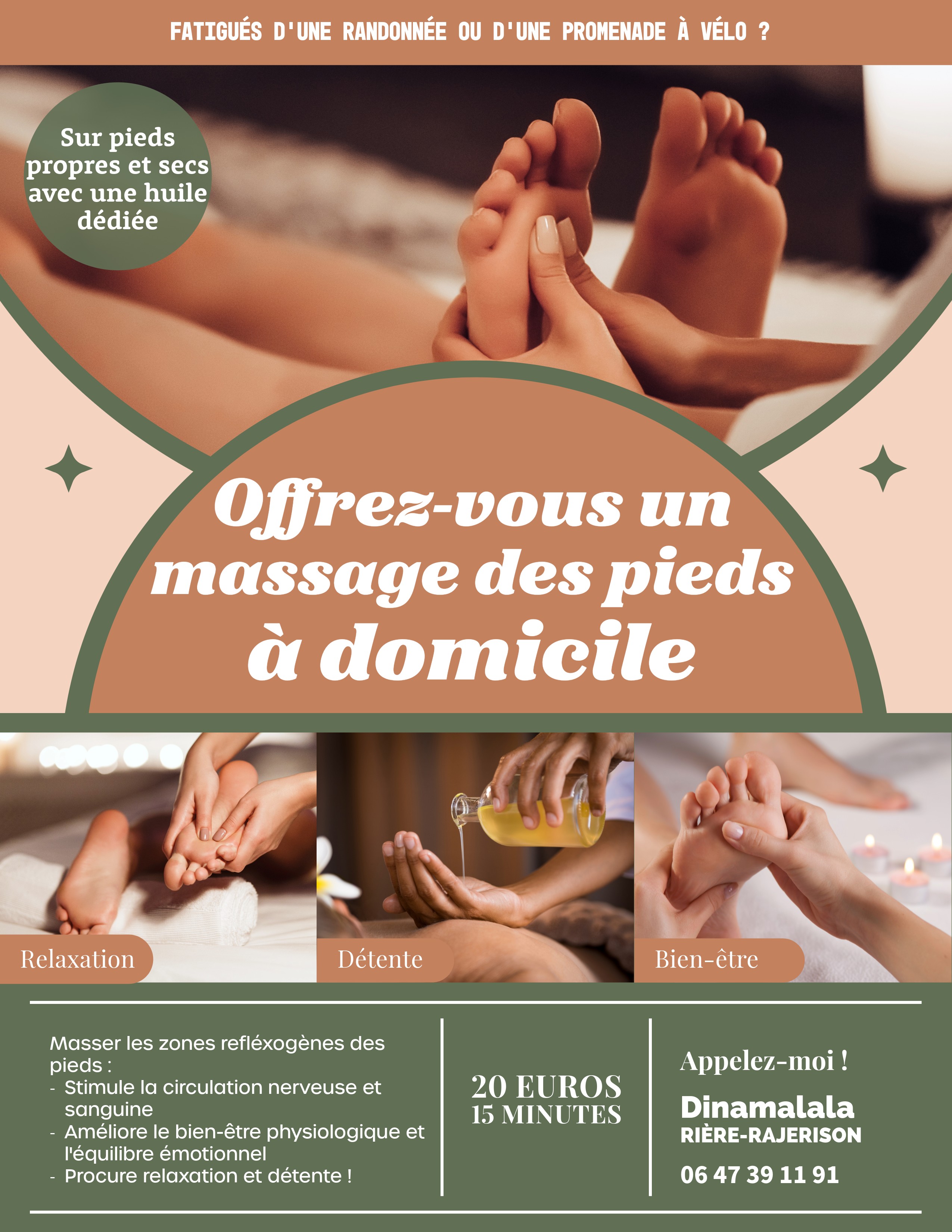 Massage ayurvédique par Dinamalala Rière-Rajerison