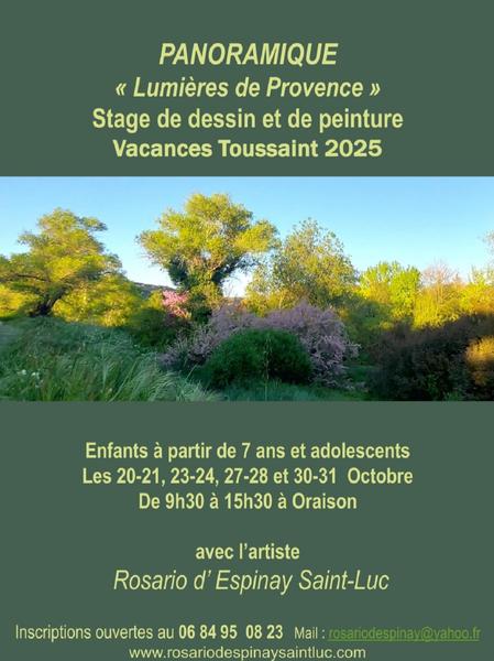 Stage de dessin et peinture Enfants