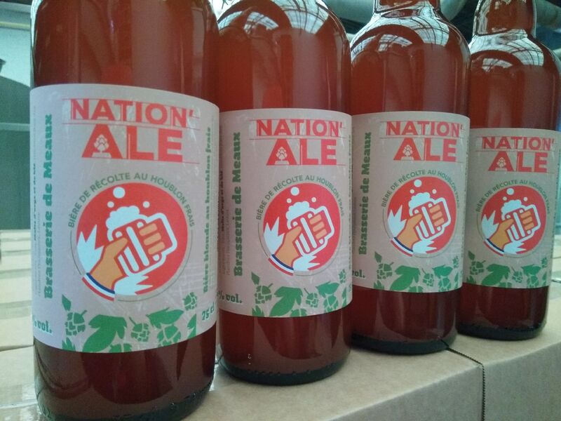 La première bière collaborative de la brasserie : la Nation'Ale