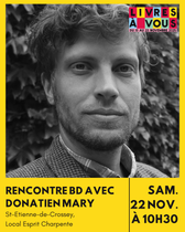 Rencontre BD avec Donatien Mary_Saint-Étienne-de-Crossey