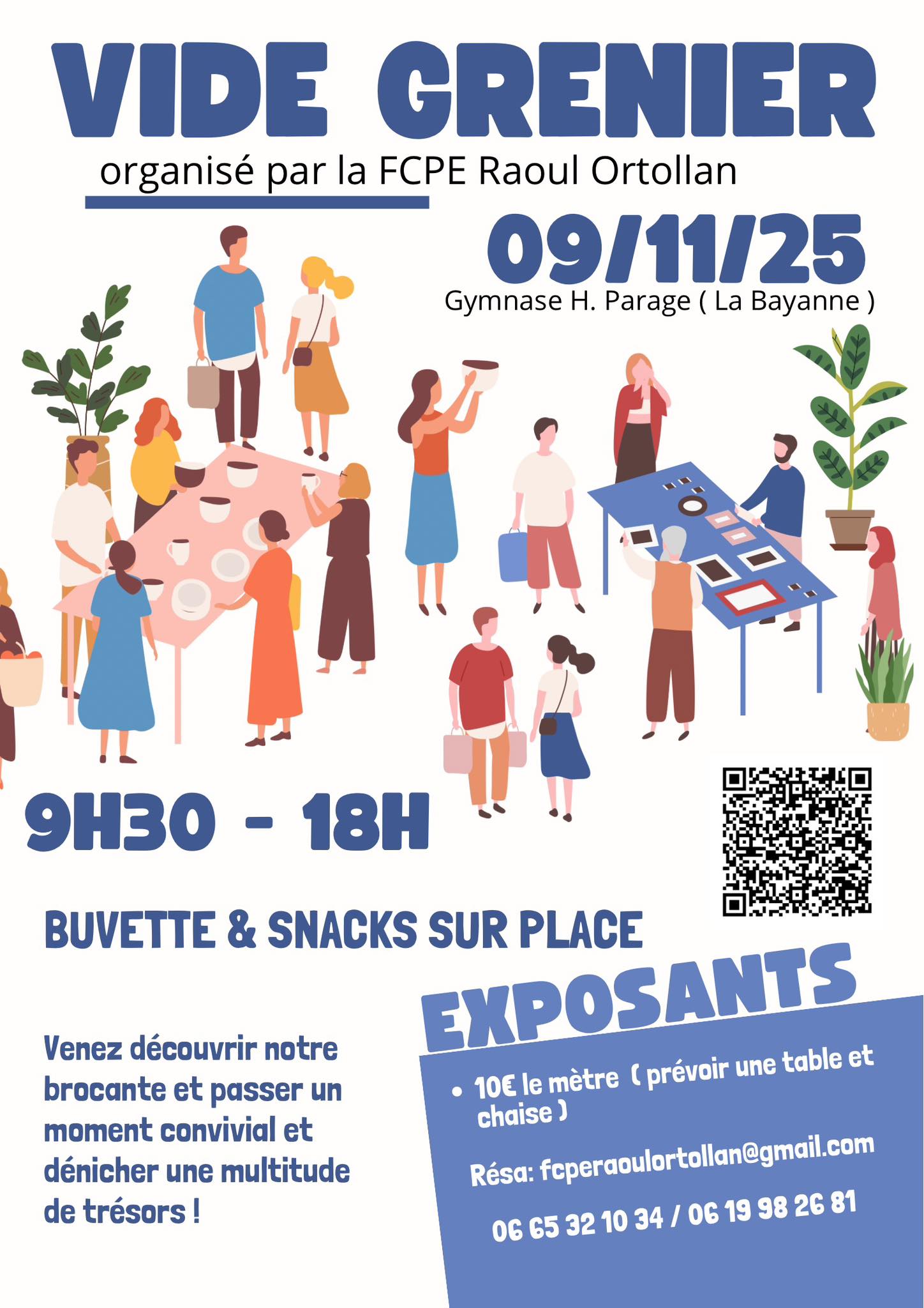 Vide-greniers FCPE Raoul Ortollan