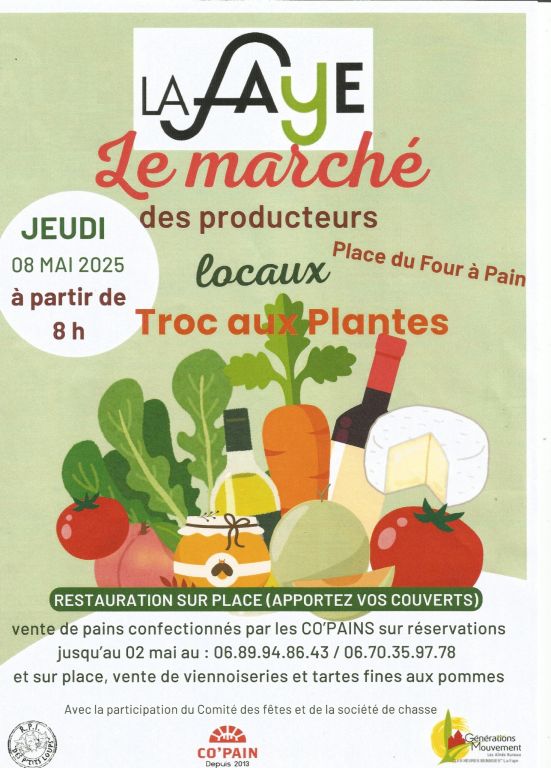 Le marché des producteurs_La Faye