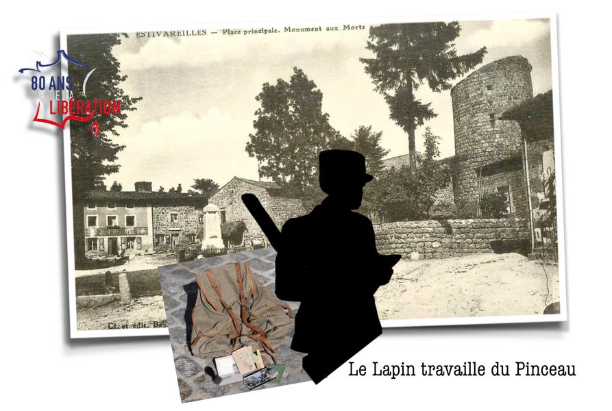 "Le Lapin travaille du Pinceau..."