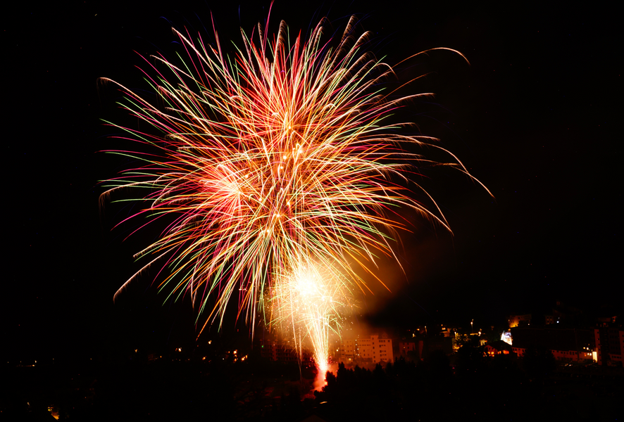 Feu d'artifice La Toussuire