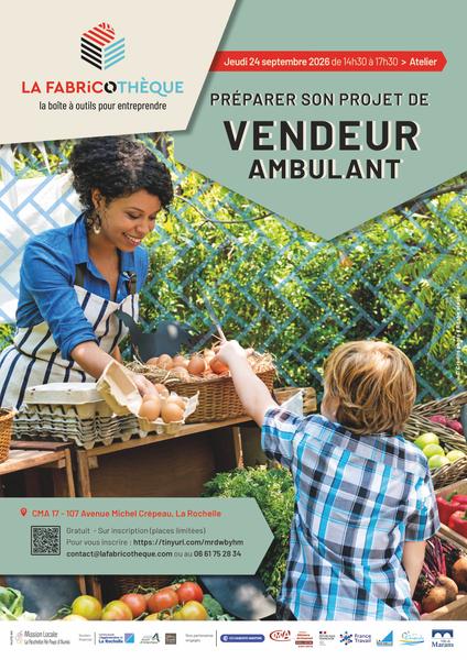 Atelier "Préparer son projet de vendeur ambulant"