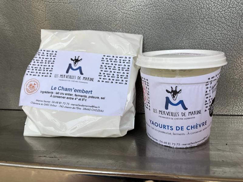 Les Merveilles de Marine - Producteur de fromages de chèvre à Chozeau proche de Crémieu - Balcons du Dauphiné