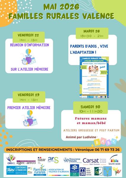 Atelier grossesse et post-partum