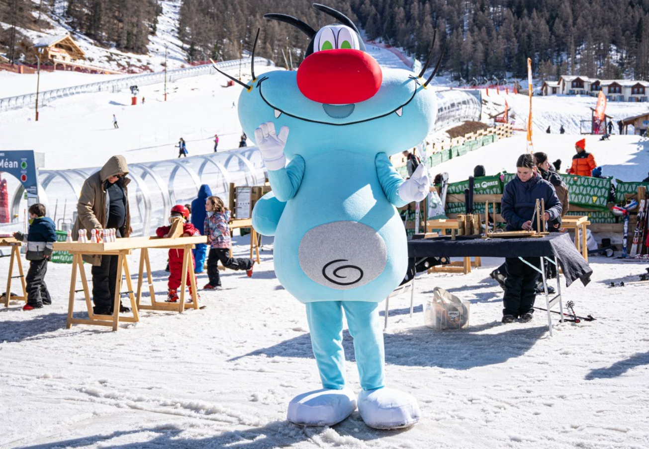 Rencontre avec la mascotte Oggy