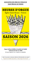 Affiche Heures d'Orgue 2026
