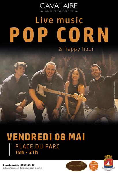 LIVE MUSIC avec le groupe Pop Corn_Cavalaire-sur-Mer