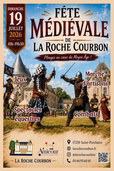 Fête médiévale au château de la Roche Courbon