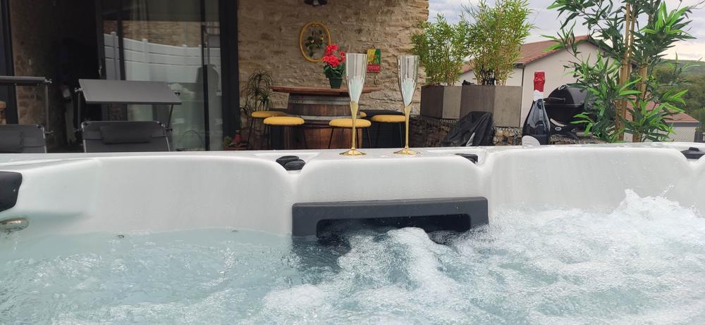 Le spa du Lemon Tree - Gîte 4* à Panossas - Balcons du Dauphiné