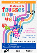 Afficeh expo histoires de fausses nouvelles