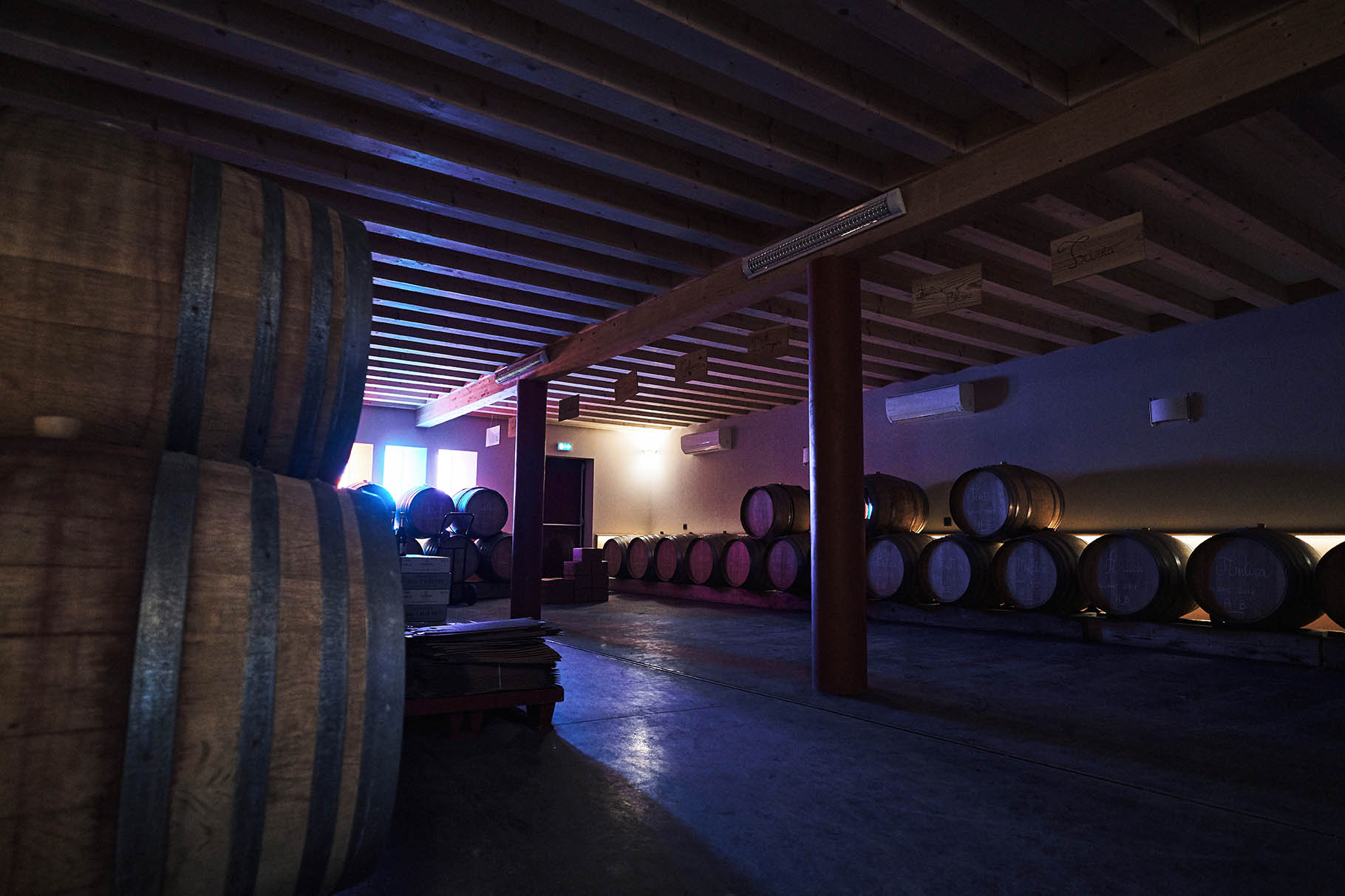 chai à barriques et amphores
