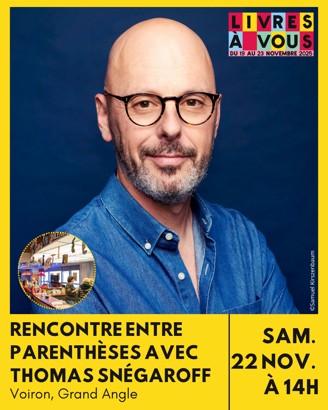 Rencontre entre Parenthèses avec Thomas Snégaroff_Voiron