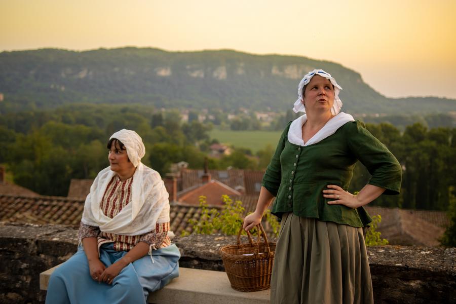 Chroniques d'un village vigneron : la vie de Benoitte et Félicitée_Saint-Sorlin-en-Bugey