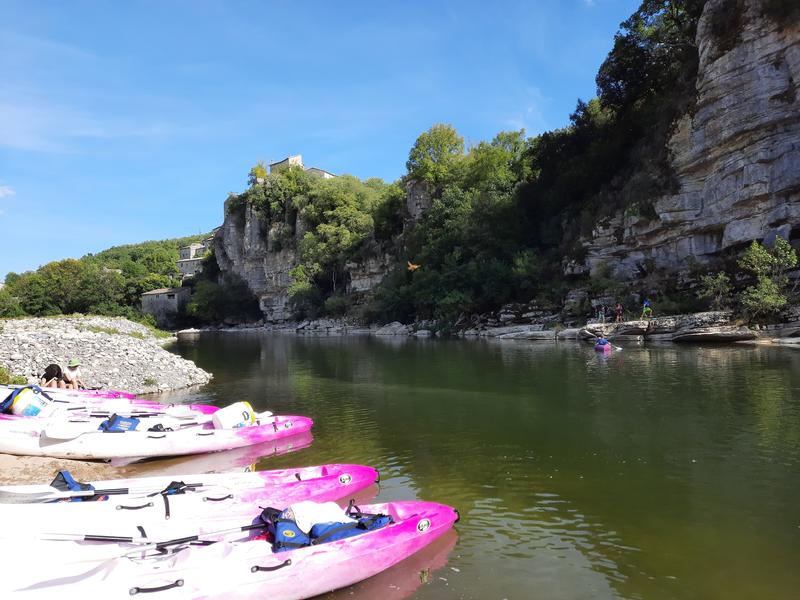 Parcours 4km - Base nautique de Vogué