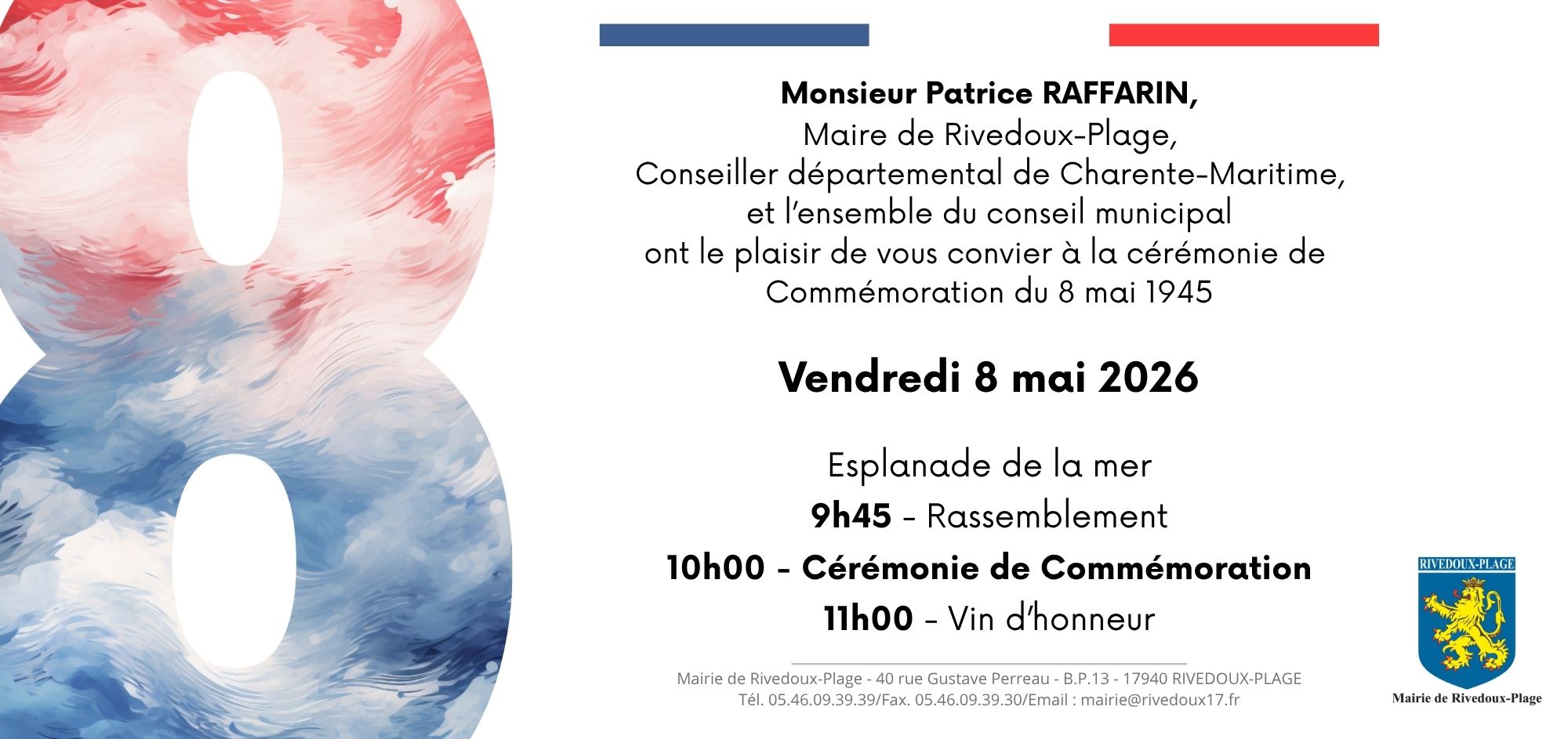 Cérémonie de commémoration du 8 mai 1945