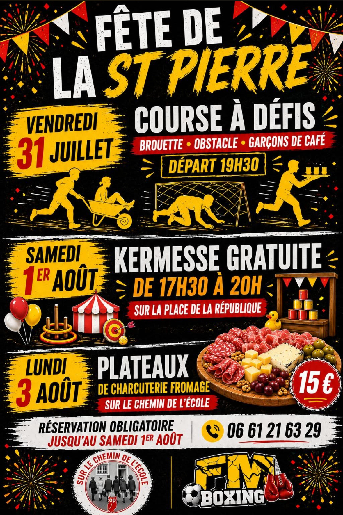 Fêtes de la Saint-Pierre : Kermesse et soirée dansante