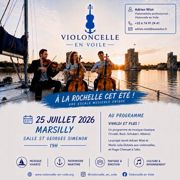 Concert - Violoncelle en Voile