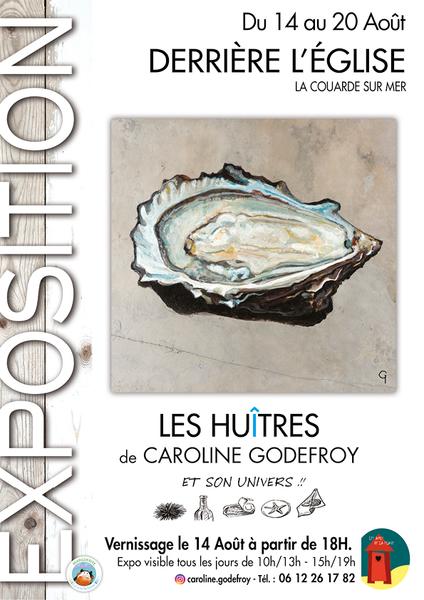 Exposition :  Les huîtres de Caroline Godefroy