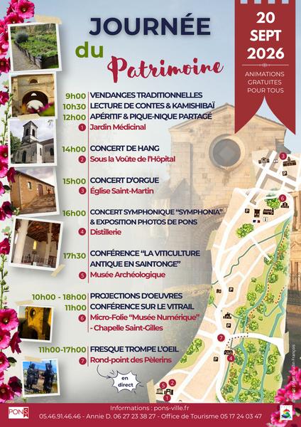 Fêtes des Patrimoines à Pons