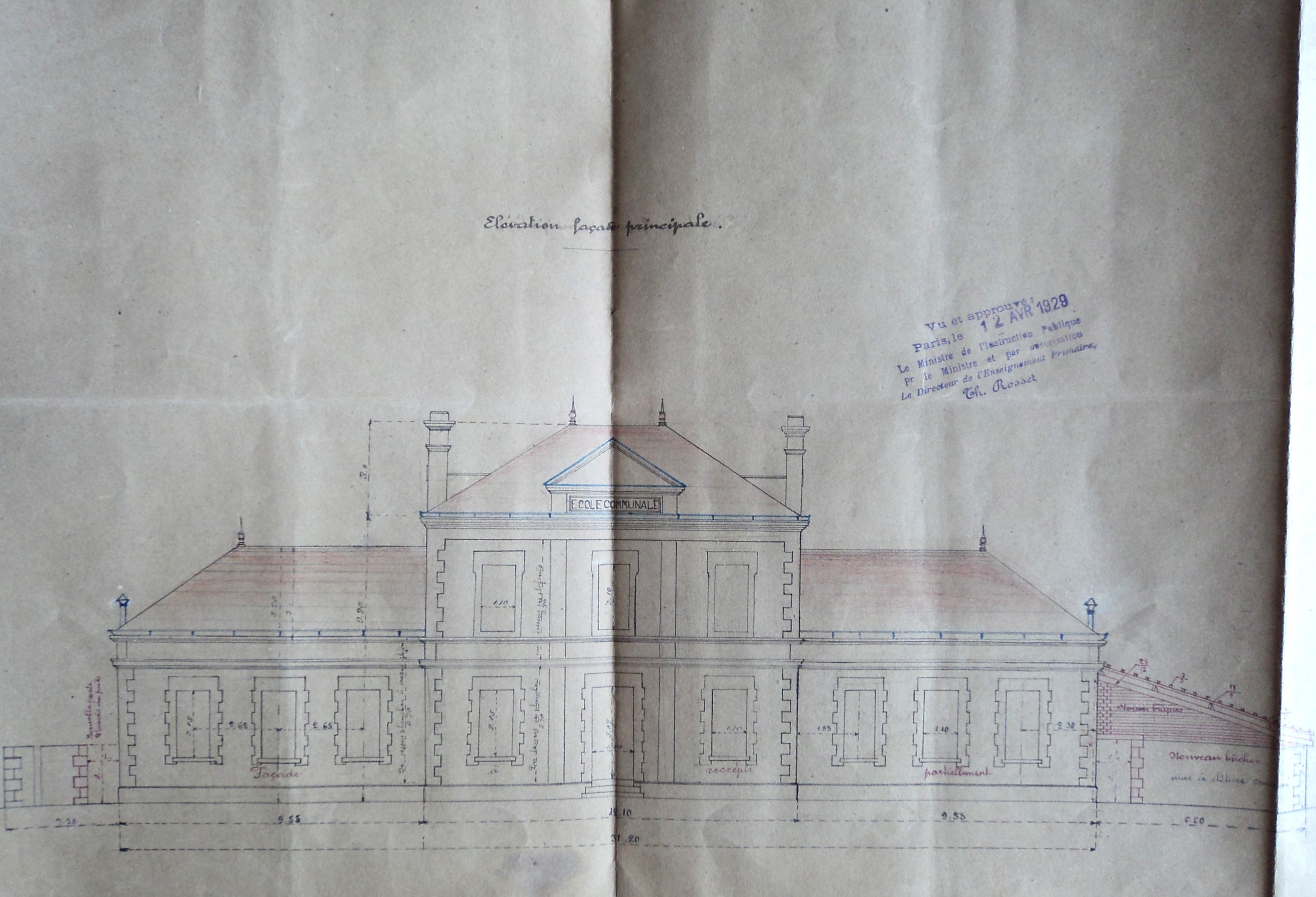 PAH - Focus Patrimoine - CHAMPAGNE-MOUTON, L’ANCIENNE ÉCOLE DE GARÇONS