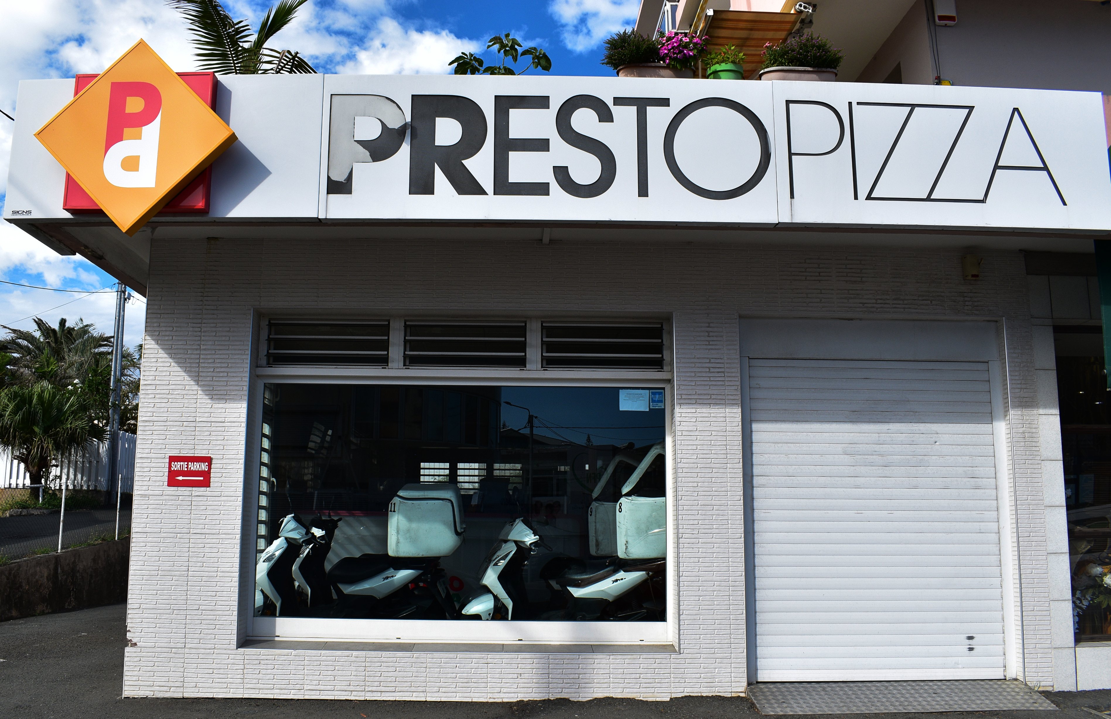 Façade de Presto Pizza