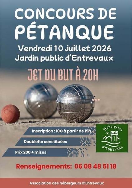Concours de pétanque