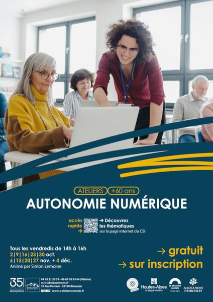 Ateliers 'Autonomie numérique' pour les séniors