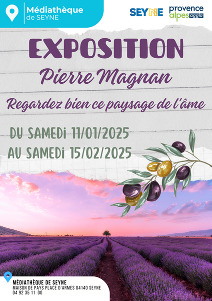 Exposition “Pierre Magnan" Du 17 janv au 15 fév 2025