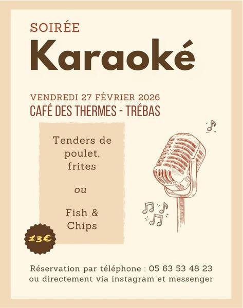 Soirée Karaoké - Café des thermes