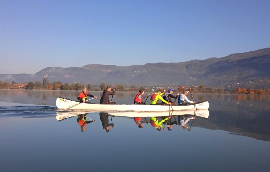Canoë-kayak avec Nauticlub_Serrières de Briord