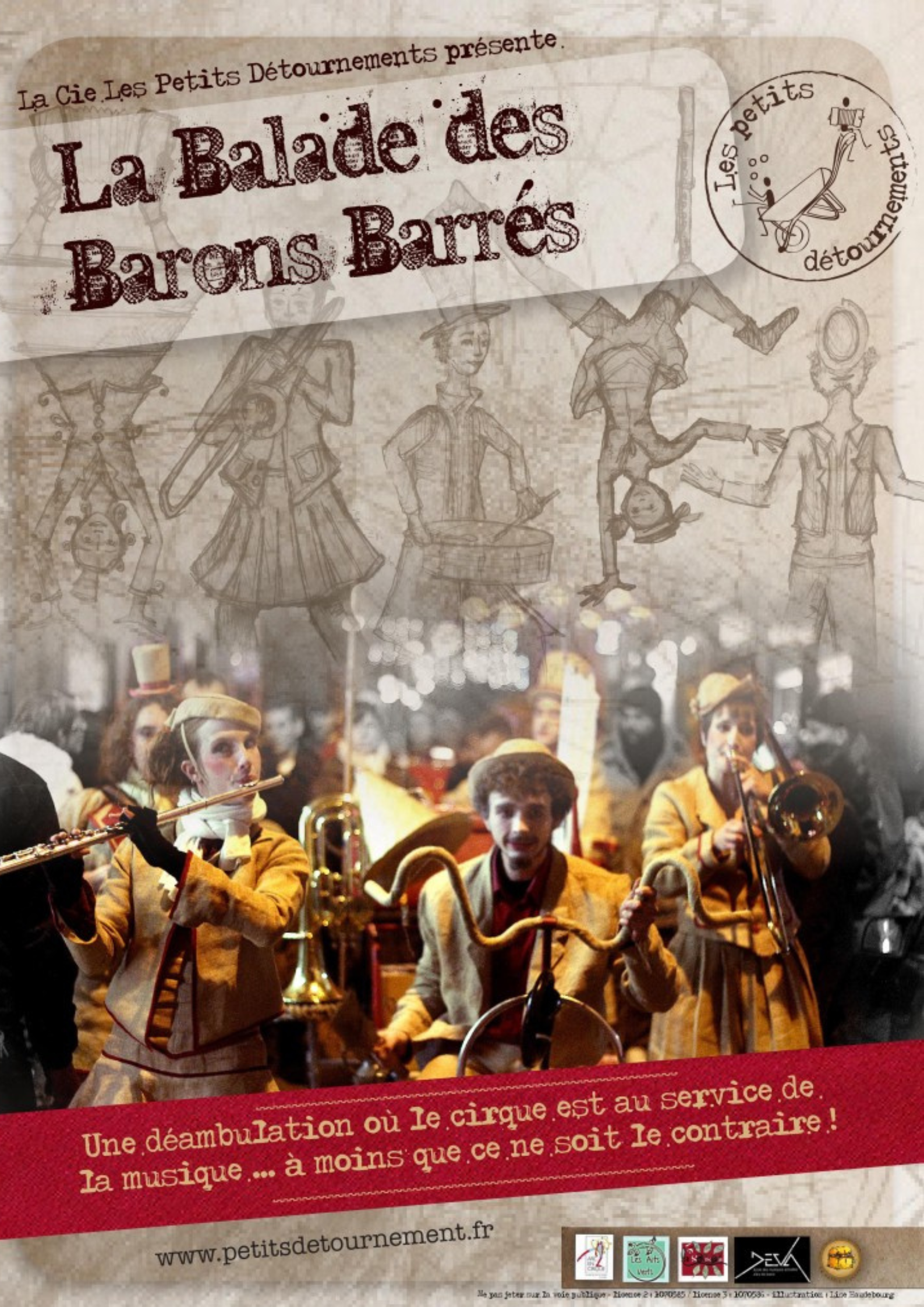 Affiche Les Barons Barrés