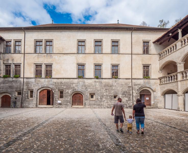 Visite au château