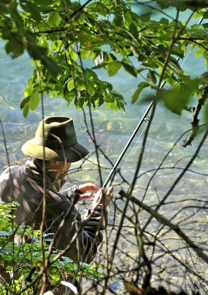 Site de pêche du lac Pavin à Besse