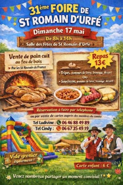 31ème édition de la foire de St Romain d'Urfé_Saint-Romain-d'Urfé