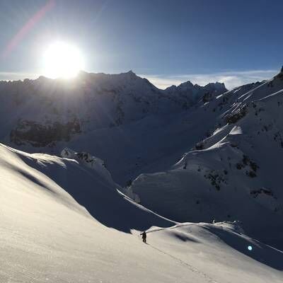 Ski de Randonnée à la Grave - © E. SMART