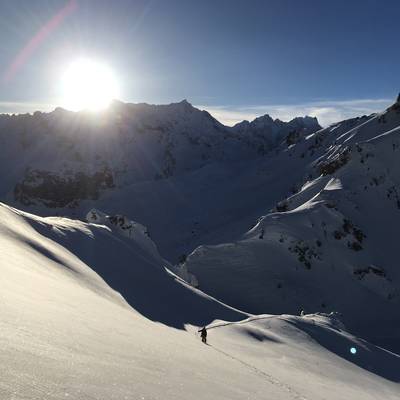 Ski de randonnée avec le Bureau des Guides de la Grave