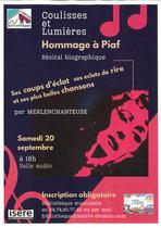 Spectacle musical : hommage à Edith Piaf_Crémieu - Balcons du Dauphiné