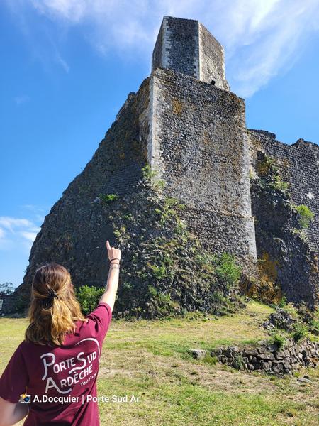 Parcours de visite au château de Rochemaure_Rochemaure