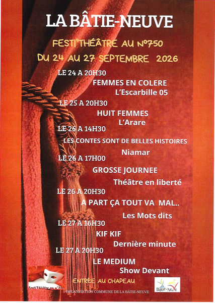 Festi'Théâtre_La Bâtie-Neuve - © Mairie de la Bâtie Neuve