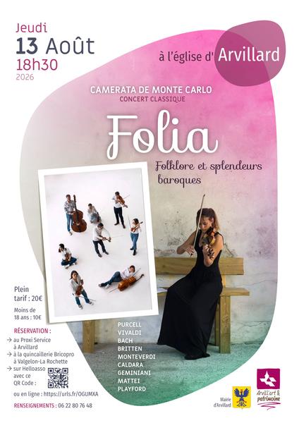 Concert La Camerata - Folia, folklore et splendeurs baroques