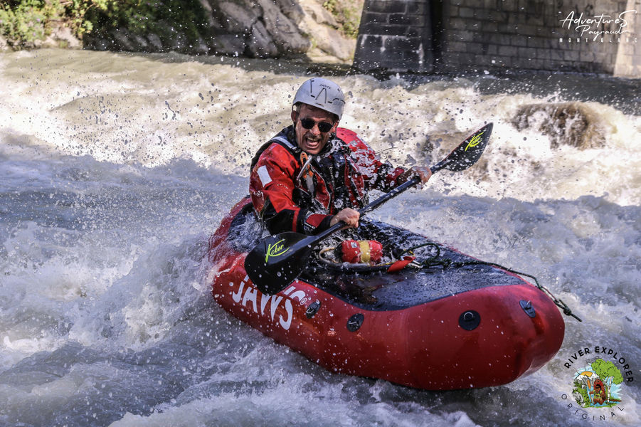 Packraft SPORTS-AVENTURES-PASSY-ARVE-River Explorer Original - Adventures Payraud Session Raft ©