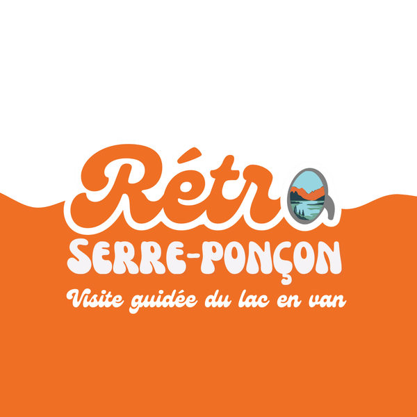 Visite-guidée du lac de Serre-Ponçon - © BISSON F Logo Rétro Serre-Ponçon.png - © BISSON F