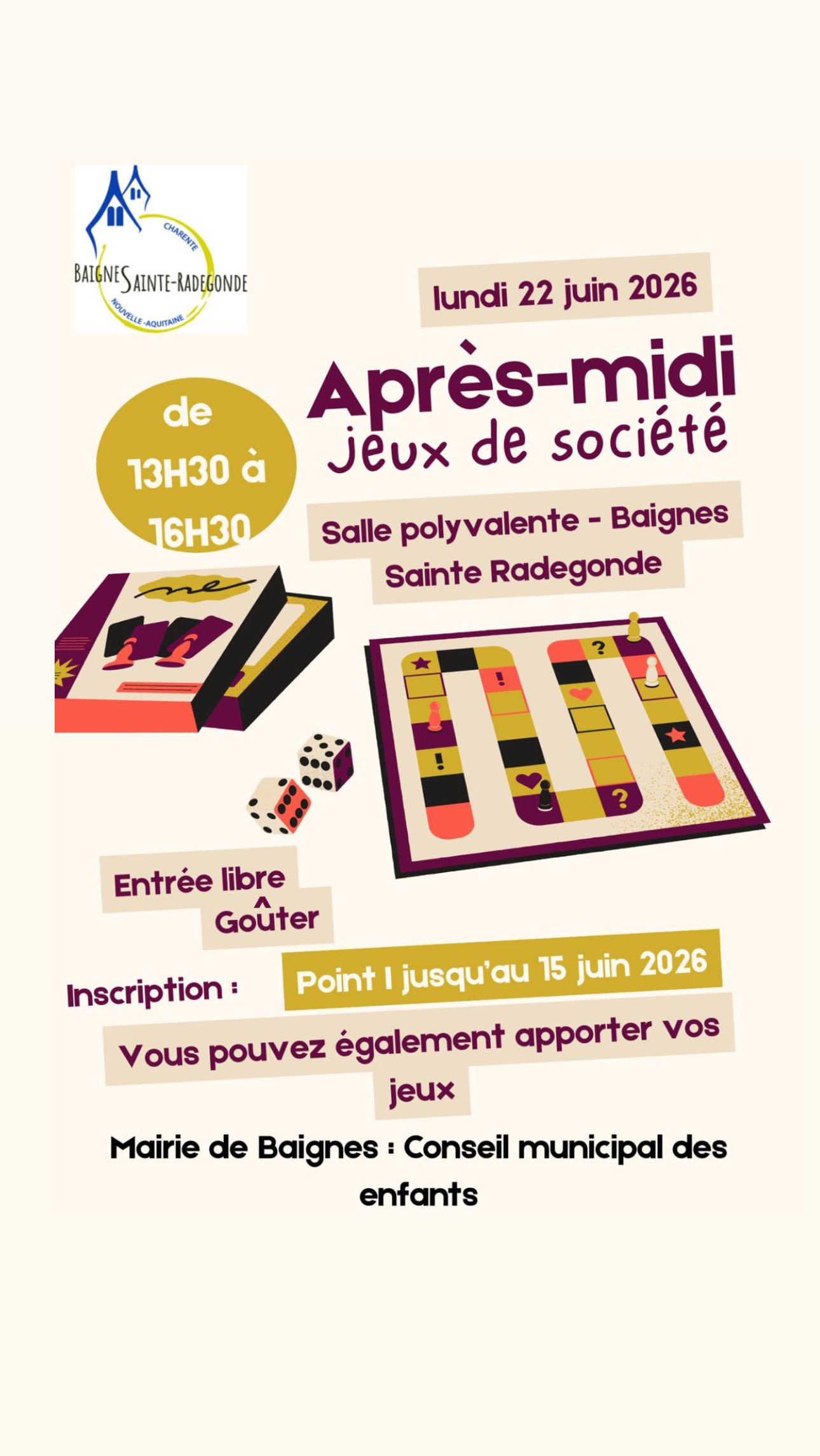 Après-midi jeux de société