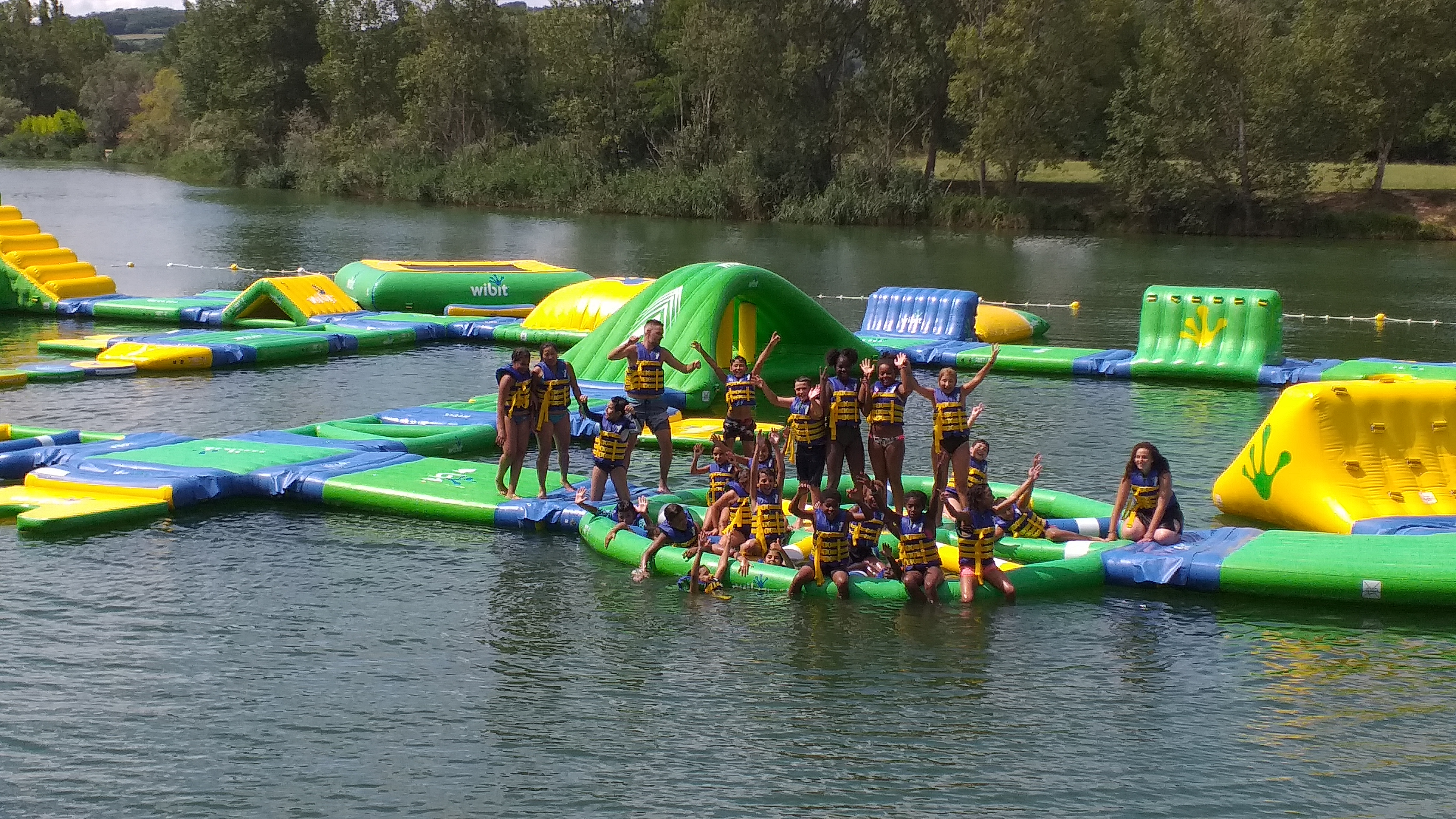 Slidesparc lac des vernets saint uze