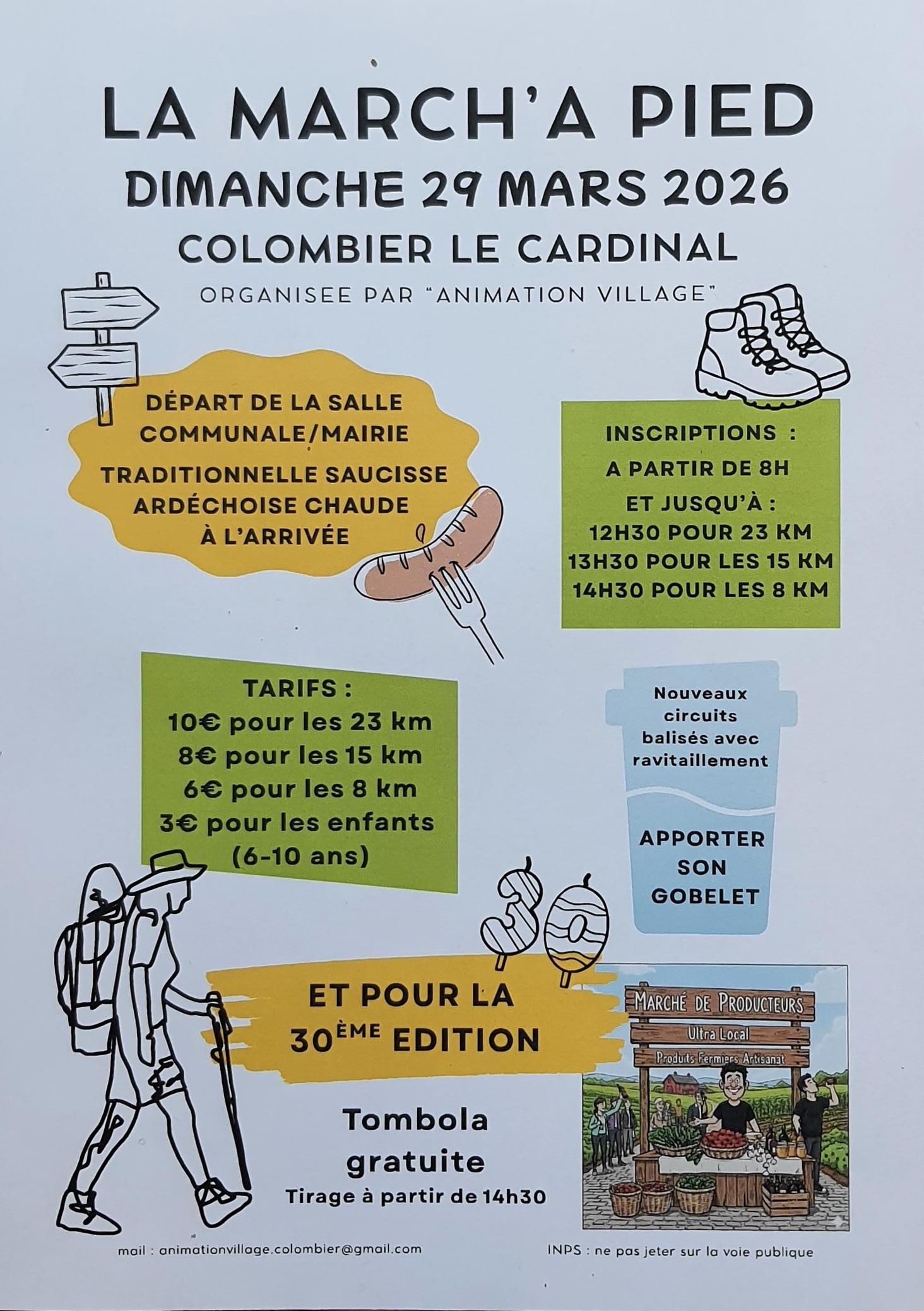 30ème March' à pied