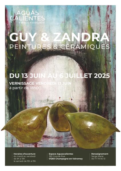 http://Exposition%20de%20peintures%20%20et%20céramiques%20de%20Guy%20et%20Zandra%20à%20l'Espace%20Aguascalientes